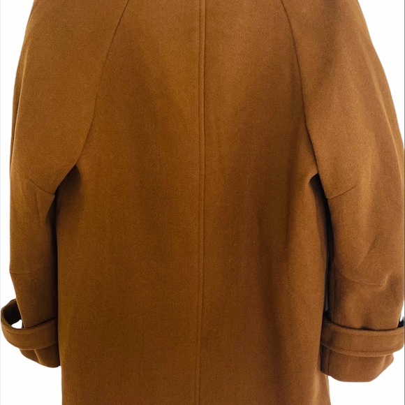 Double Button Raglan Sleeve Overcoat - Picture 3 of 14